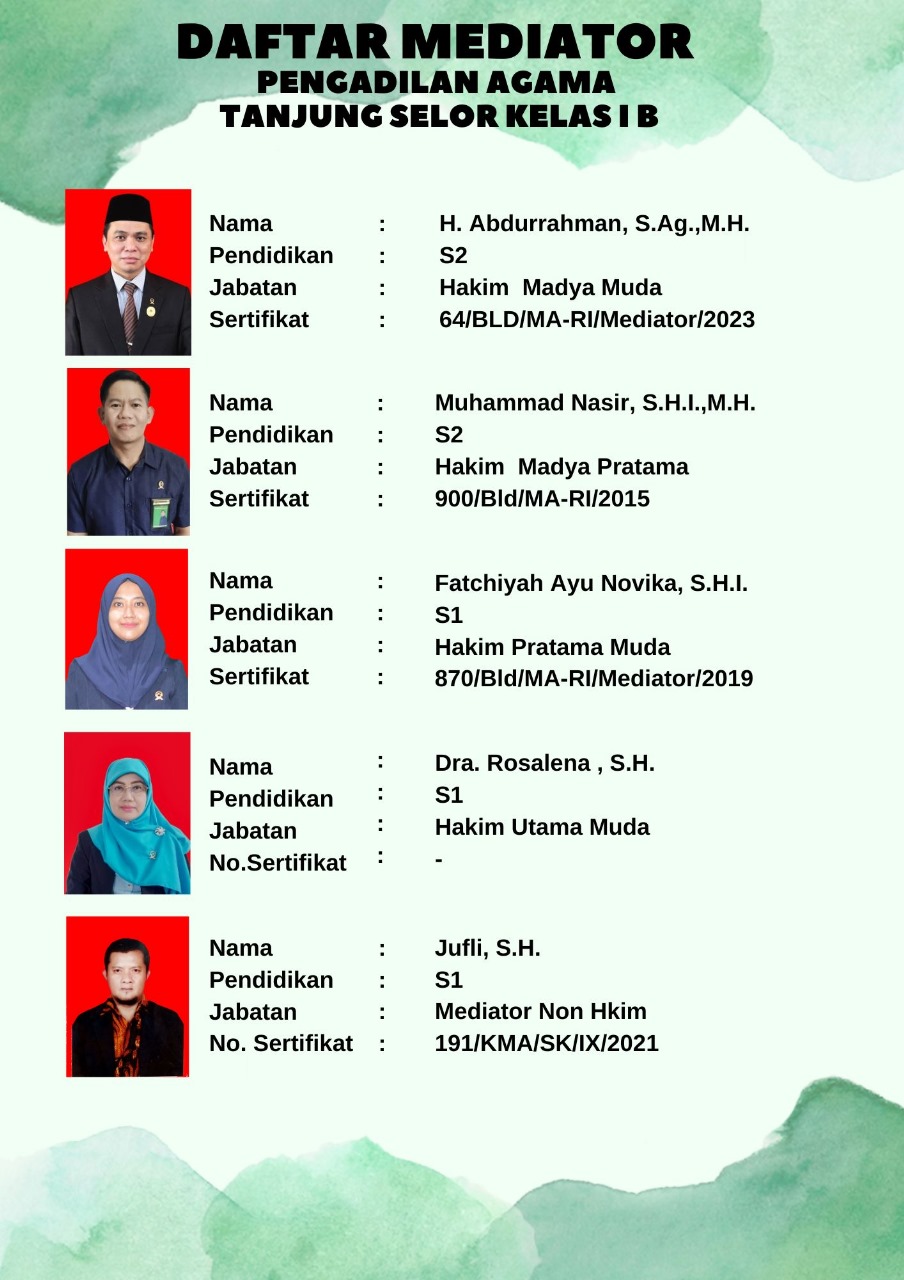 07 2025 Daftar Mediator