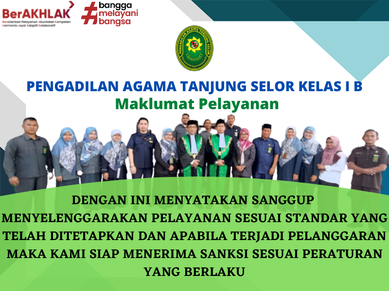 Maklumat Pelayanan PA Tanjung Selor