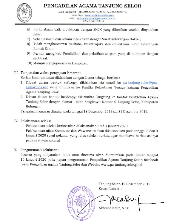 Seleksi PPNPN 2